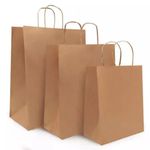 Sacola De Papel Kraft m Cromus 26x19,5x9,5cm (50 Unidades)