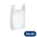 Sacola Branca Reforçada 30x40cm Silplas - Pacote Com 2,5kg