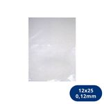 Saco Plástico Pebd 12x25cm Transparente Espessura 0,012mm (1kg)