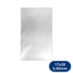 Saco Plástico Pebd 17x38cm Transparente Espessura 0,006mm (1kg)