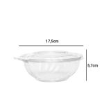 POTE SALADEIRA COM LACRE F255 FIBRAFORM 750ML COM - (100 UNIDADES)