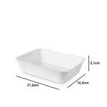 Bandeja De Isopor 1100ml Hf-90 Fibraform (100 Unidades)