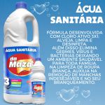 Água Sanitária Mazza Galão 2 Litros (6 Unidades)