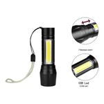Mini Lanterna Recarregável Luminária para Bike Trilha Tática portátil
