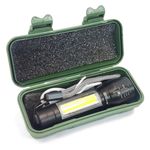 Mini Lanterna Recarregável Luminária para Bike Trilha Tática portátil