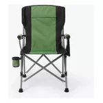 Cadeira Dobrável Em Aço Verde Camping, Pesca Porta Copos Com Bolsa 