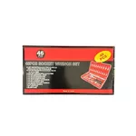 Kit Chaves Jogo Catraca Reversível Soquetes 46 Peças Maleta Preto