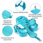 Colete Flutuador de Torax Infantil com Cobertura - 4 à 48 meses Rosa