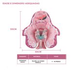 Colete Flutuador de Torax Infantil com Cobertura - 4 à 48 meses Rosa