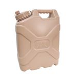 Galão de plástico portátil para armazenamento de água de 20 litros