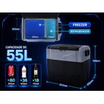 Geladeira Portátil Azul All Wild D55 lts Quadrivolt 110/220v - 12/24v 