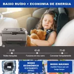 Geladeira Portátil Azul All Wild SLA 35 lts Semi Dual-zone Quadrivolt 110/220 - 12/24v 