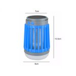 Lâmpada Impermeável Anti-mosquito Camping Recarregável Solar e USB