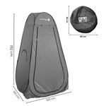 Barraca Banheiro Iglu Para Camping Azul