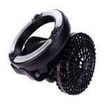  Ventilador com Lanterna Portátil 2 em 1a Pilha