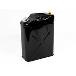 Galão De 20 Litros Combustivel Metal Modelo Europeu 0,9mm Com Bico - Tampa Rosqueada Preto 