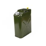 Galão De 20 Litros Combustivel Metal Modelo Militar Europeu 0,9mm