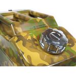 Galão De 20 Litros Combustivel Metal Modelo Militar Europeu 0,9mm Camuflado 