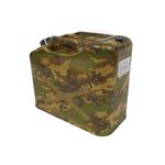Galão De 10 Litros Combustivel Metal Modelo Militar 0,9mm Camuflado