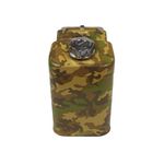 Galão De 10 Litros Combustivel Metal Modelo Militar 0,9mm Camuflado