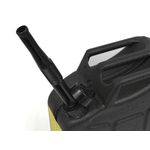 Galão De 10 Litros Combustivel Metal Modelo Militar Europeu Preto Texturizado