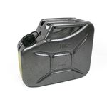 Galão De 10 Litros Combustivel Metal Modelo Militar Europeu Cinza Texturizado