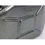 Galão De 10 Litros Combustivel Metal Modelo Militar Europeu Cinza Texturizado