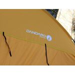 Tenda Com Fechamento Tipo Gazebo Dandaro Náutica - Cor Laranja