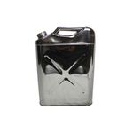 Galão 20 Lts Combustivel Inox Reforçado 0,9mm Modelo Europeu