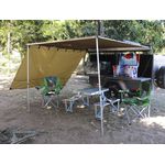 Toldo Automotivo 2,5 x 2,5 Mt + Fechamento Lateral 