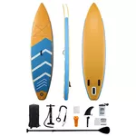 Prancha de Stand Up Paddle Inflável Com Motor e Remo Laranja