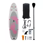 Prancha de Stand Up Paddle Inflável Com Motor e Remo Rosa