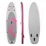 Prancha de Stand Up Paddle Inflável Com Motor e Remo Rosa
