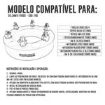 Kit - 4 Alargador / Espaçador De Roda 38,1mm 6 Furos Troller 02/14, Hilux, L200, Pajero Sport, D-20