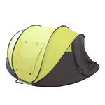 Barraca Camping Dandaro Ágile Montagem Automática 3-4 Pessoas Amarela