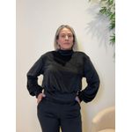 Conjunto Veludo Antonella Preto 