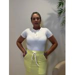 Conjunto Saia Amarela Bruna 