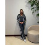 Conjunto Zíper Antonella Cinza