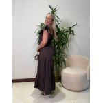 Vestido Amanda Marrom 