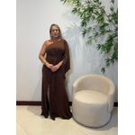 Vestido Clara Marrom 