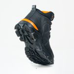 Bota Guepardo preto/ laranja legítimo sola borracha palmilha anatômica.