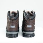 Bota Jaguar marrom couro legítimo sola borracha palmilha anatômica