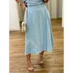 Conjunto Saia c/ Cinto Azul