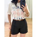 Short preto c/ cinto 