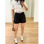 Short preto c/ cinto 