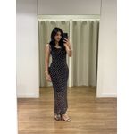 Vestido Tule Poa Preto