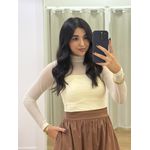 Blusa tule Amarelo Manteiga