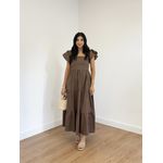 Vestido Carina Marrom