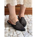 Mule Strass Preto