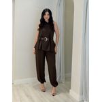 Conjunto Paola Marrom